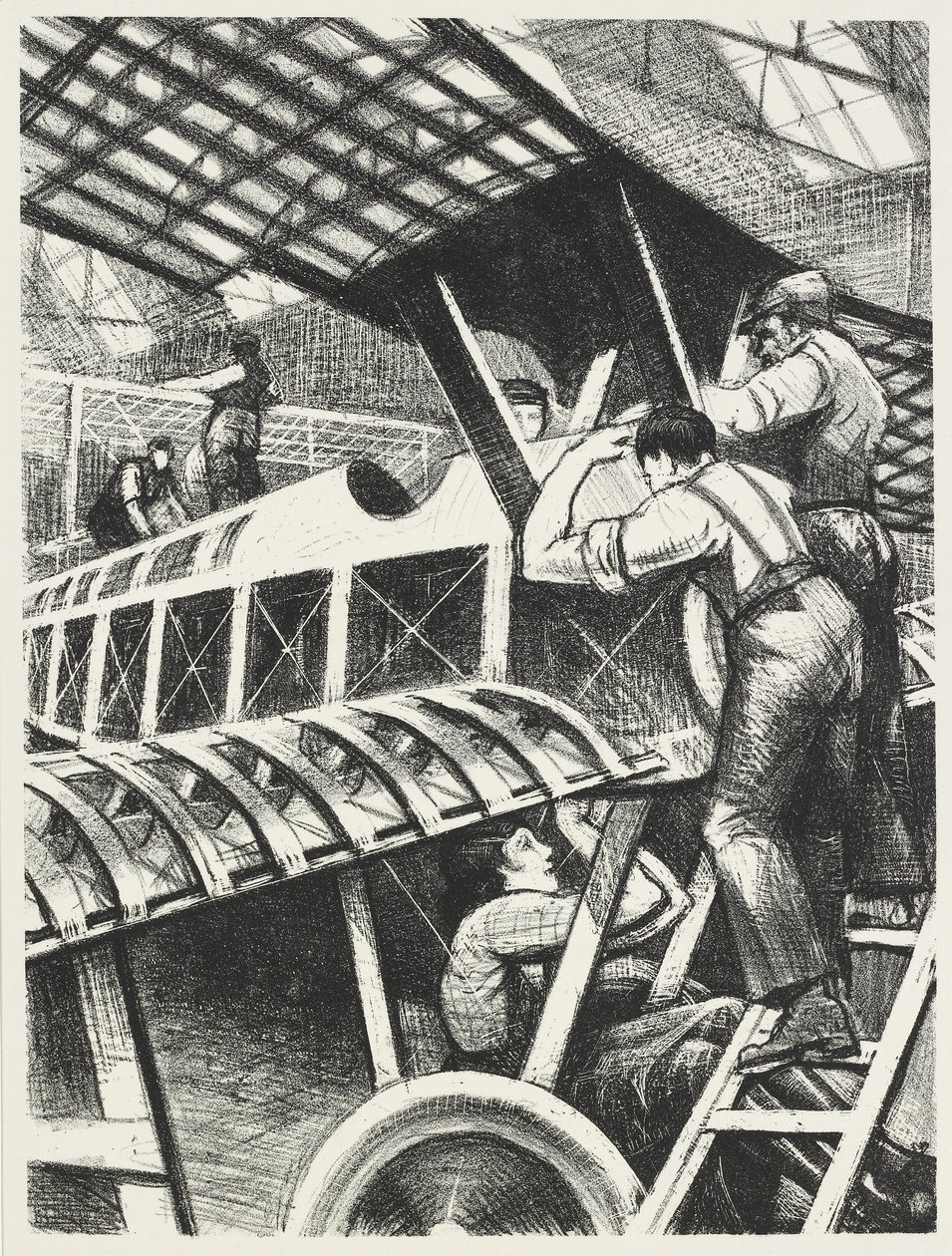 Assembling Parts by Christopher Richard Wynne Nevinson