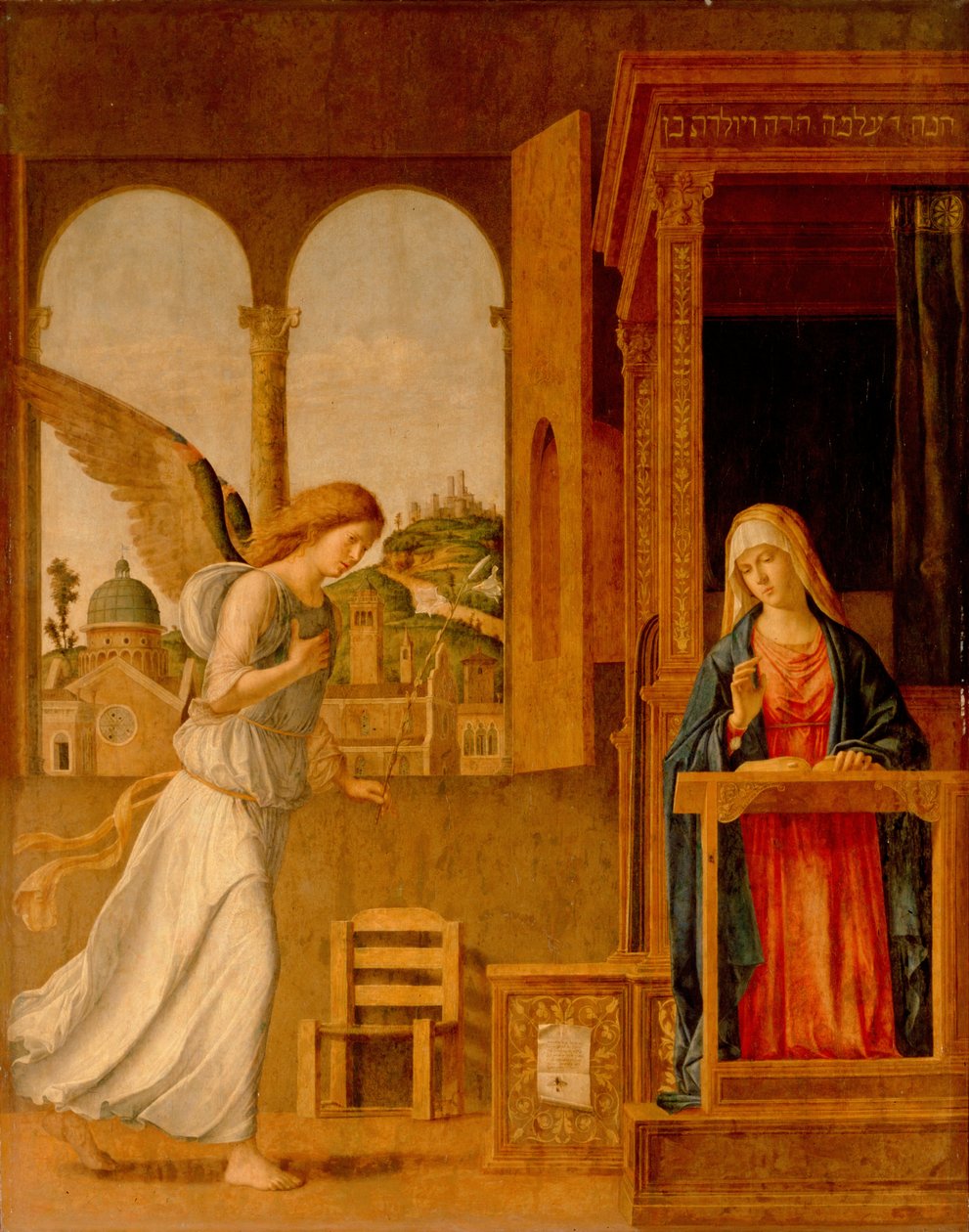 The Annunciation by Cima da Conegliano  