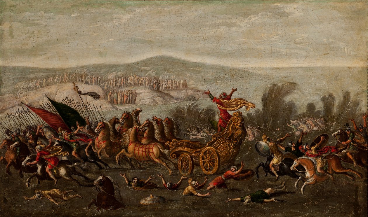 The Israelites Crossing the Red Sea by Juan de la Corte