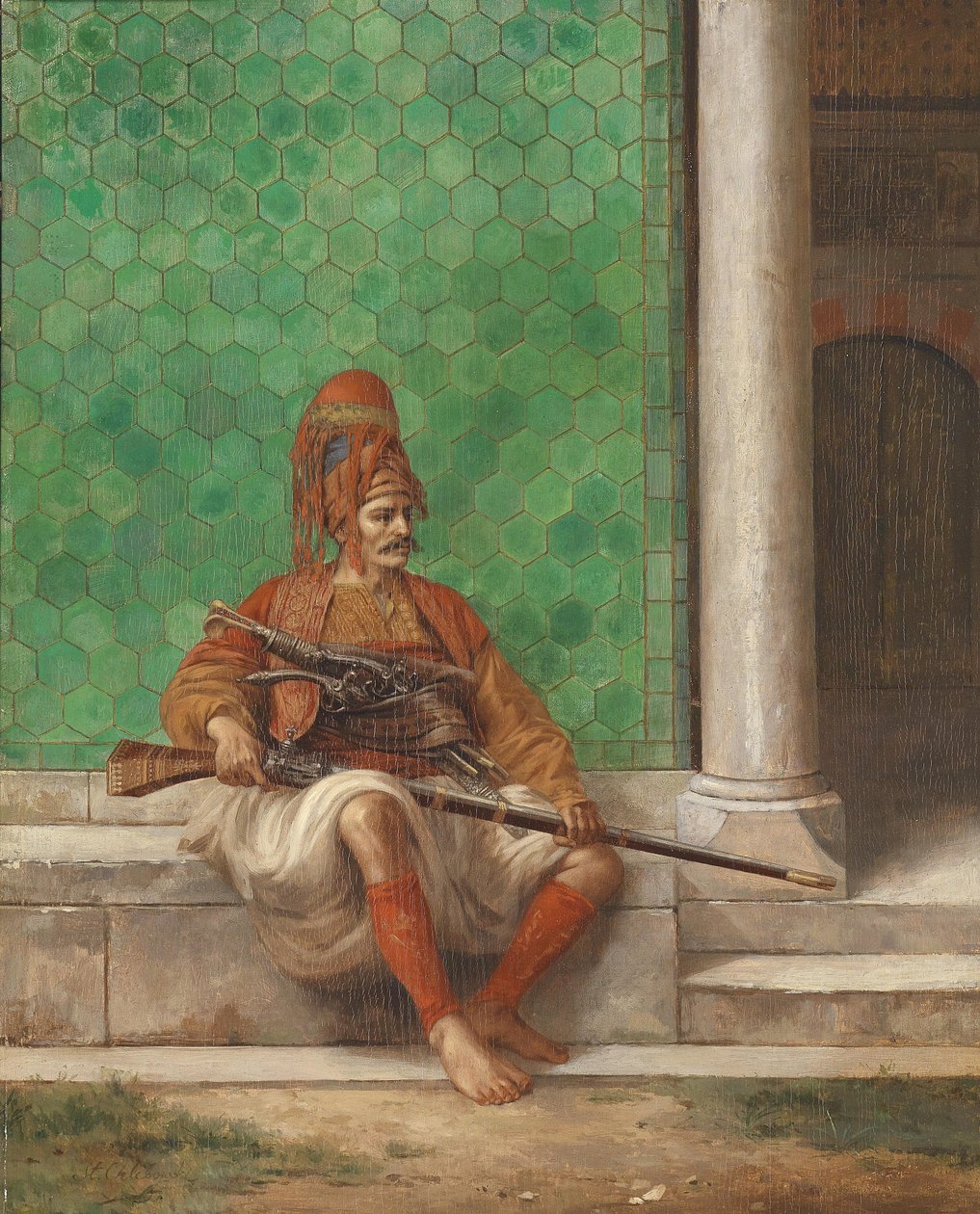 The Palace Guard by Circle of Stanisław Chlebowski