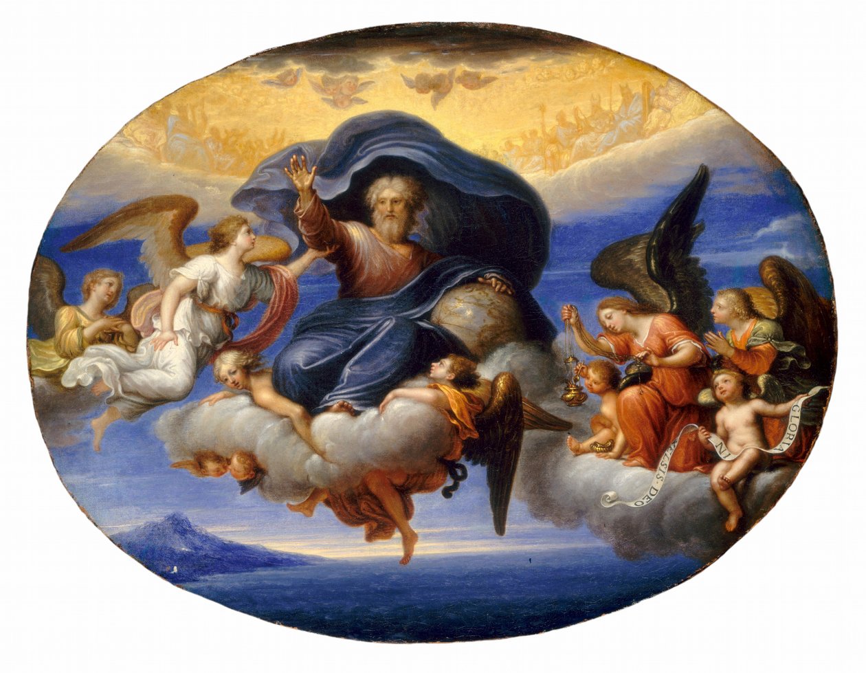 God the Father by Circle of Pierre Mignard I