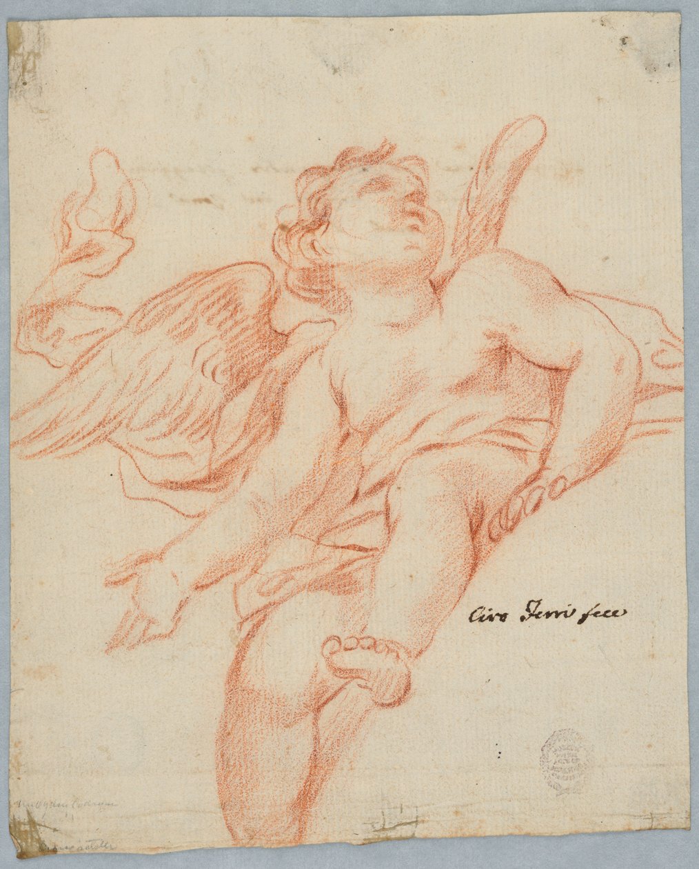 A Seated Angel by Ciro Ferri