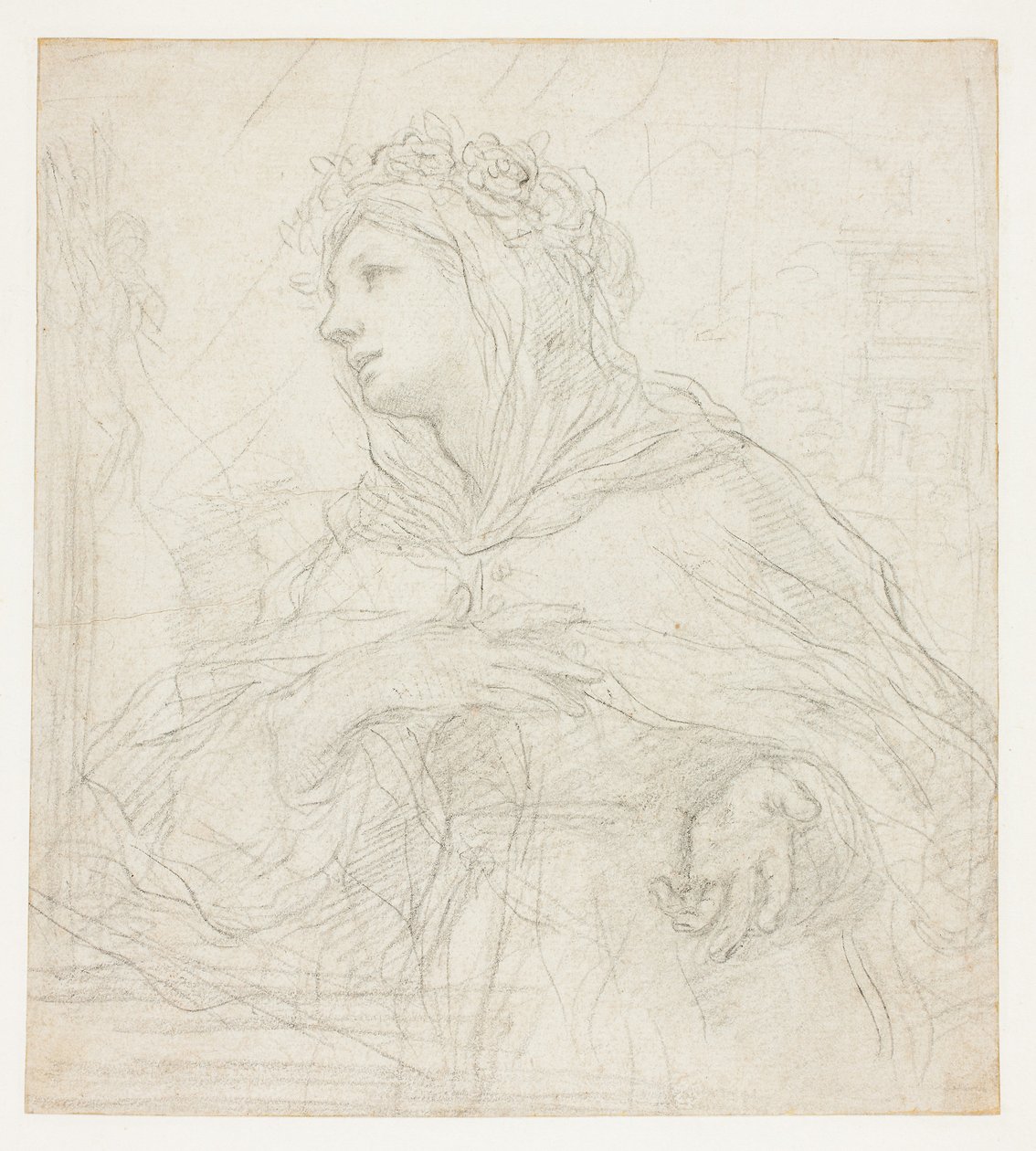 Study of Santa Rosalia of Palermo by Ciro Ferri