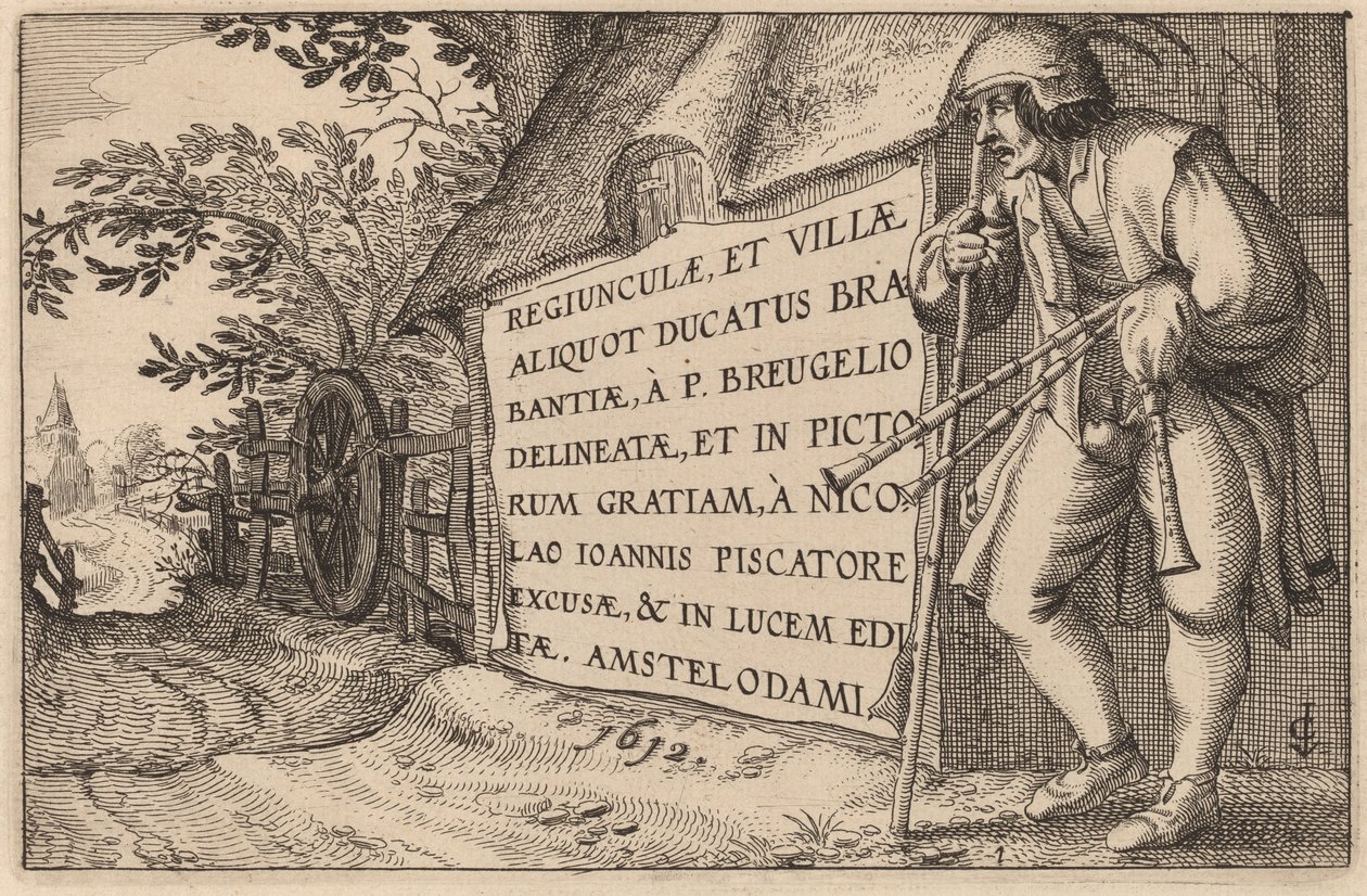 Title Page by Claes Jansz Visscher after Johannes van Doetechum, the Elder after Lucas