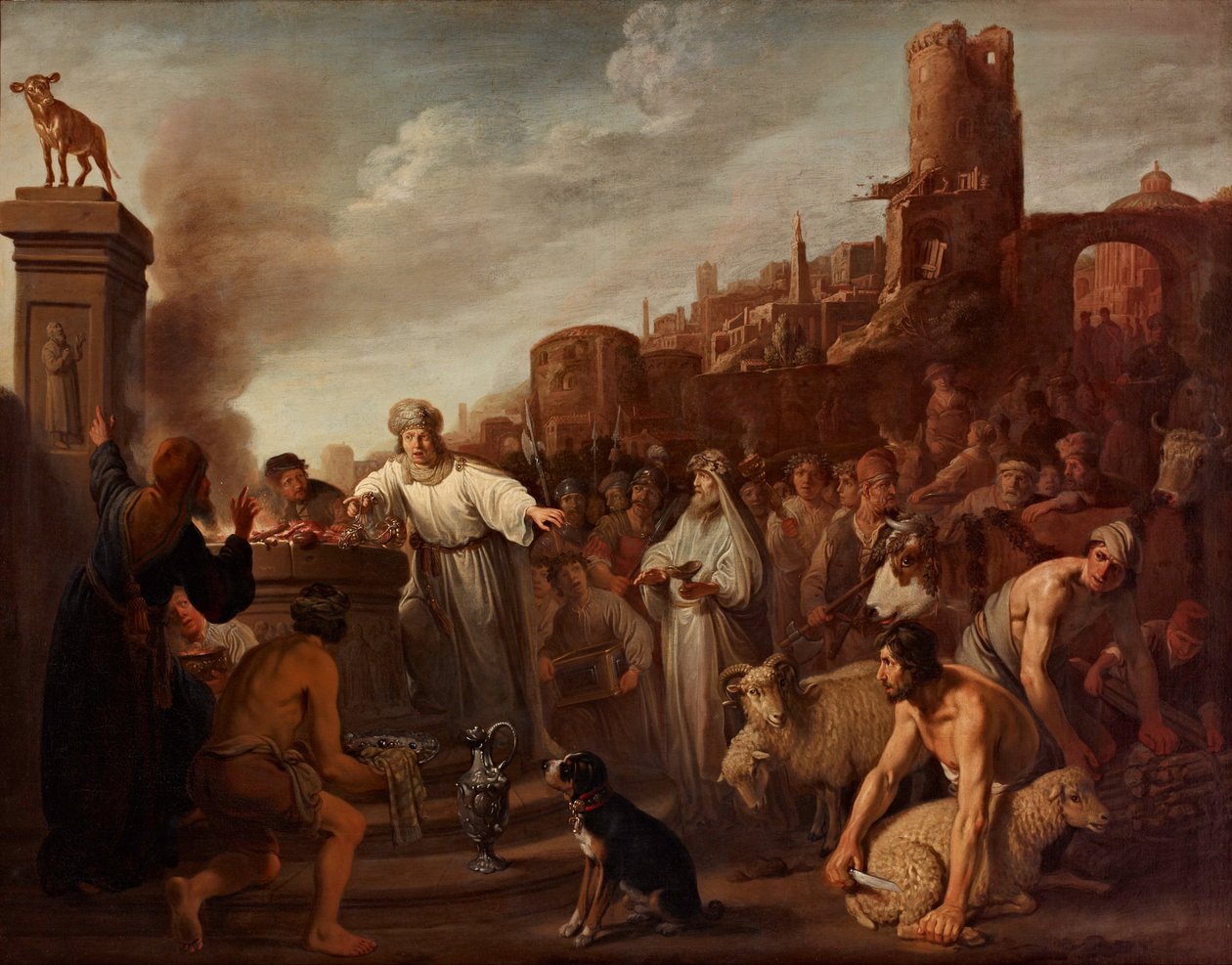 Sacrifice of Jeroboam by Claes Moeyaert