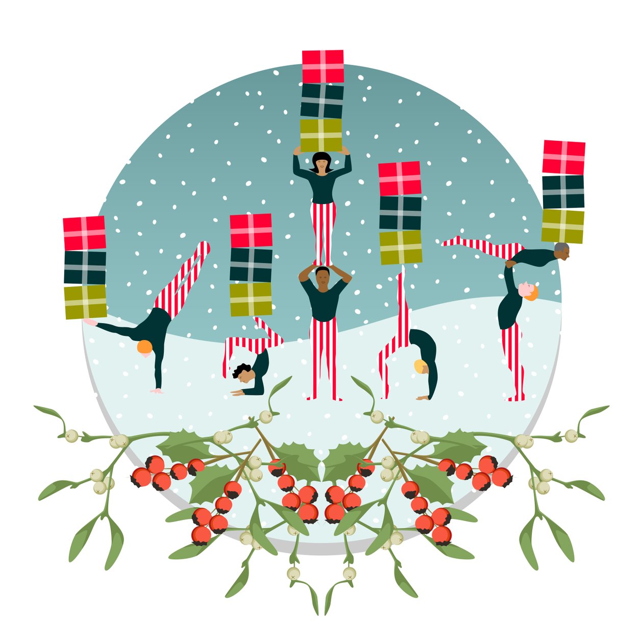 Acrobatic Parcel Delivery by Claire Huntley