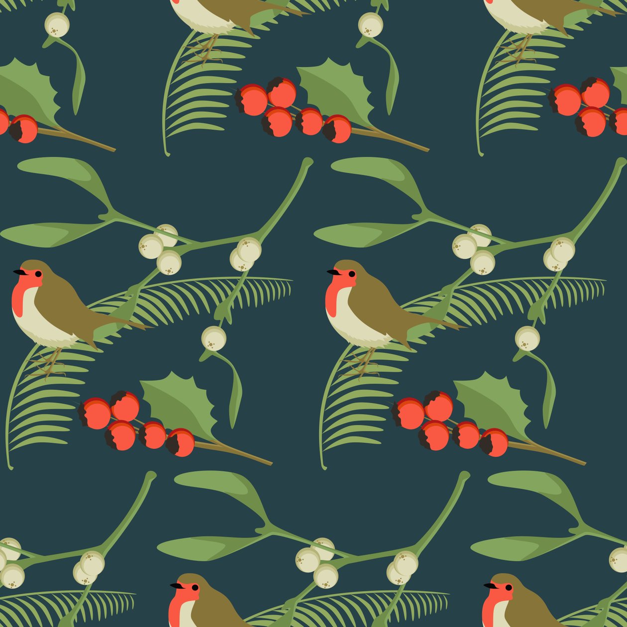 Christmas Robin by Claire Huntley