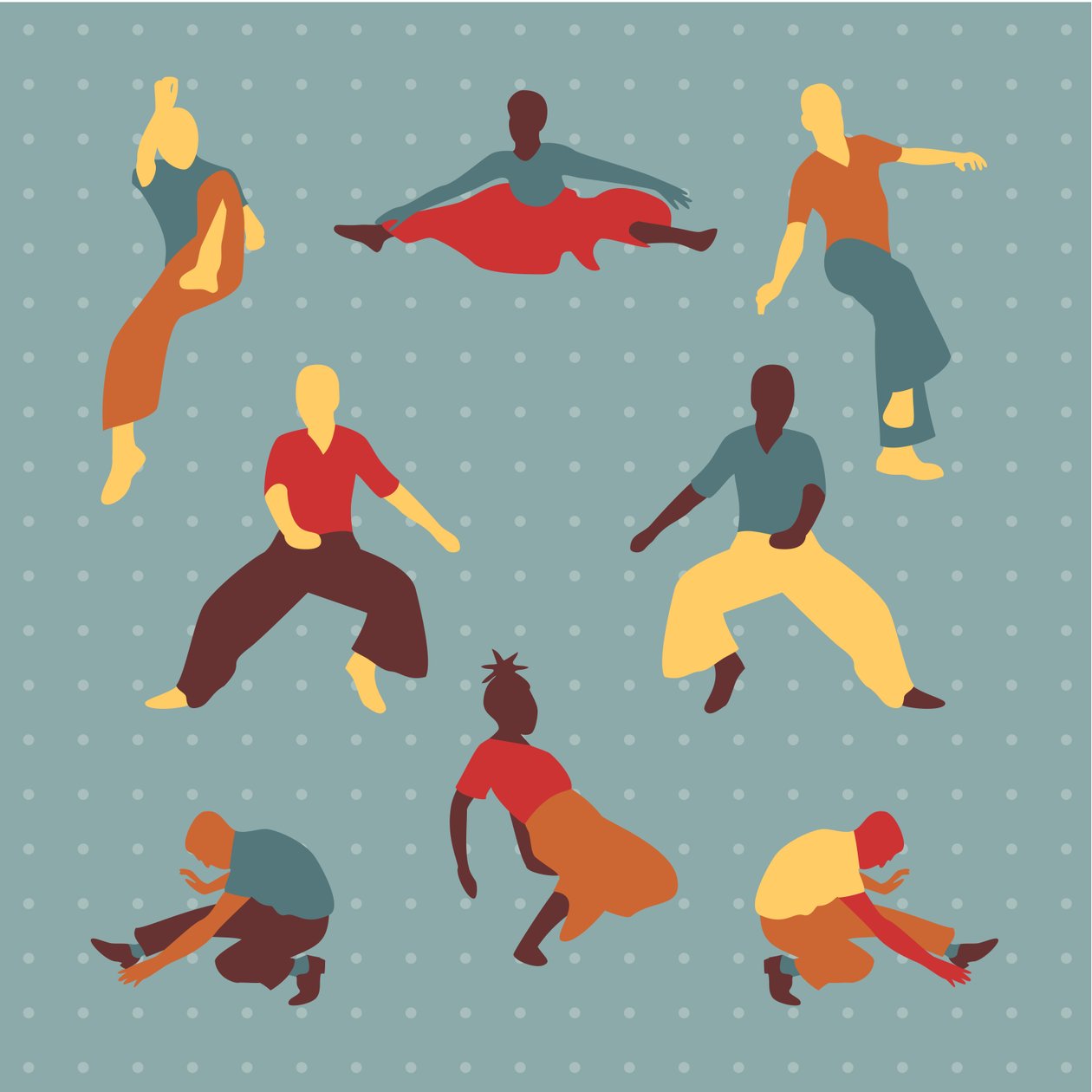 Northern Soul Dancers by Claire Huntley