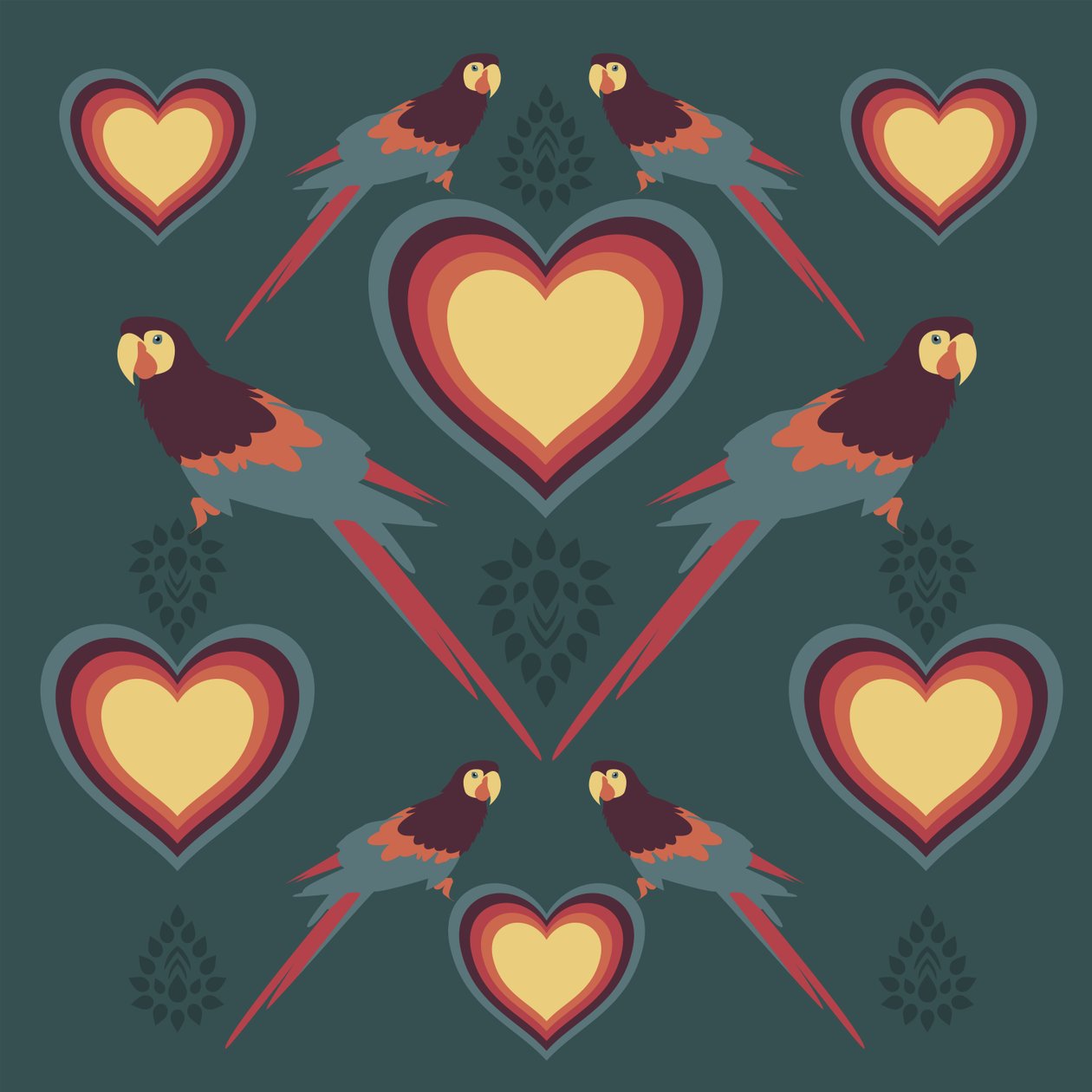 Parrot Love by Claire Huntley