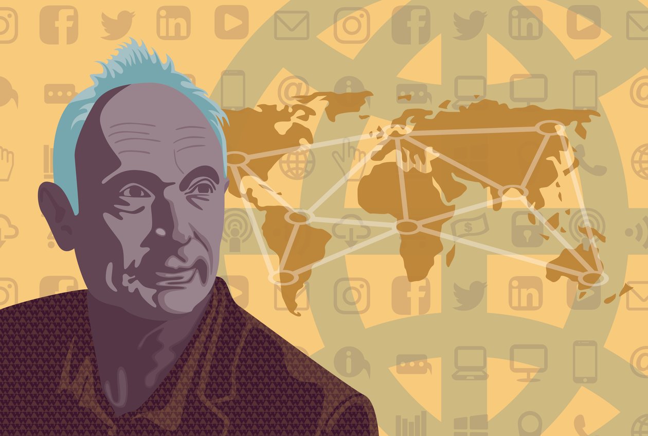 Tim Berners Lee by Claire Huntley