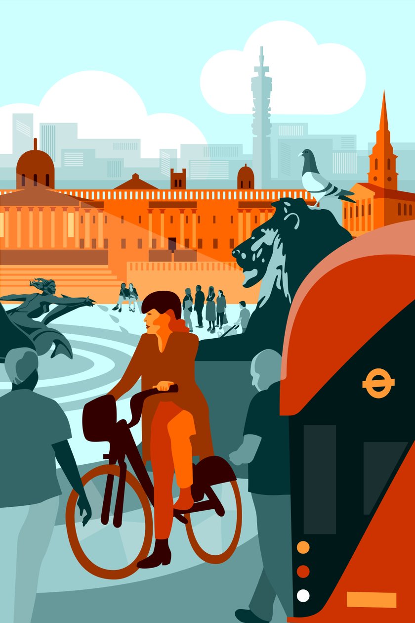 Trafalgar Square, London by Claire Huntley