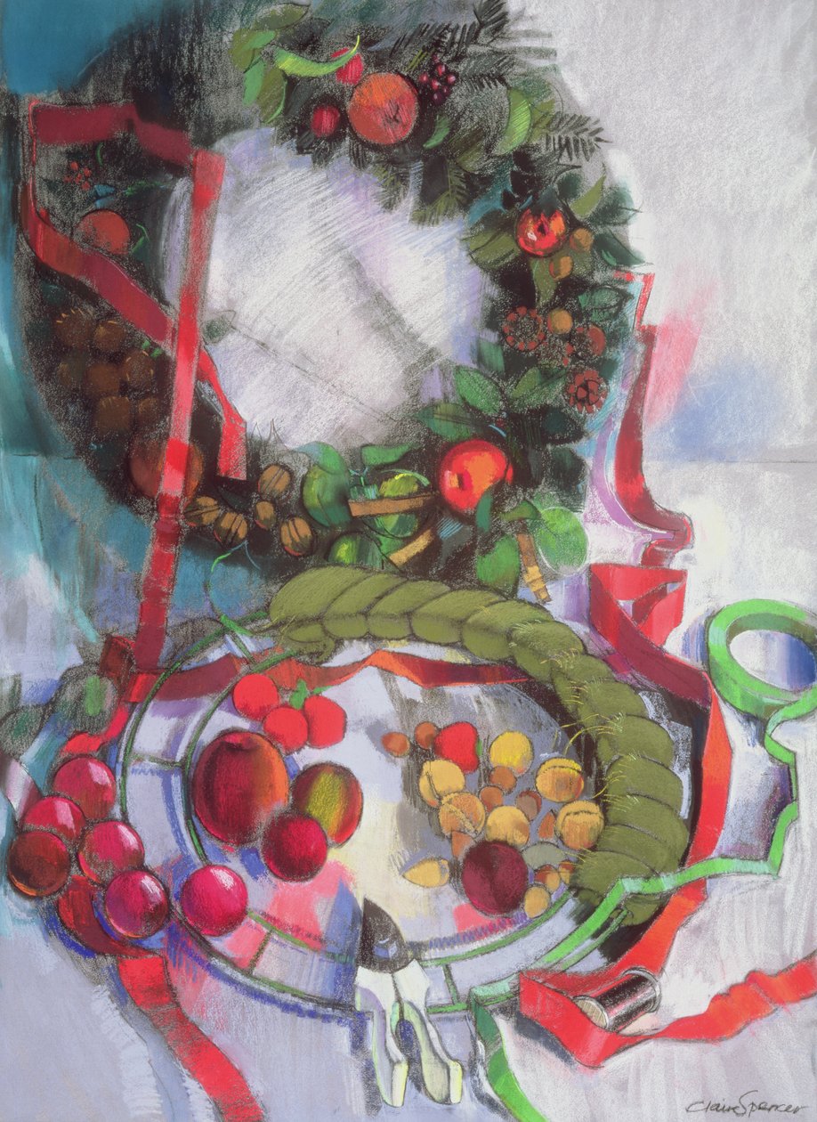 Making of Christmas Garlands by Claire Spencer