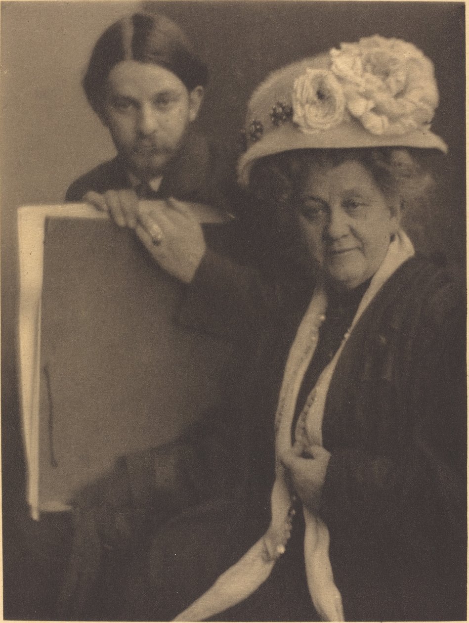 Alvin Langdon Coburn and His Mother by Clarence H. White