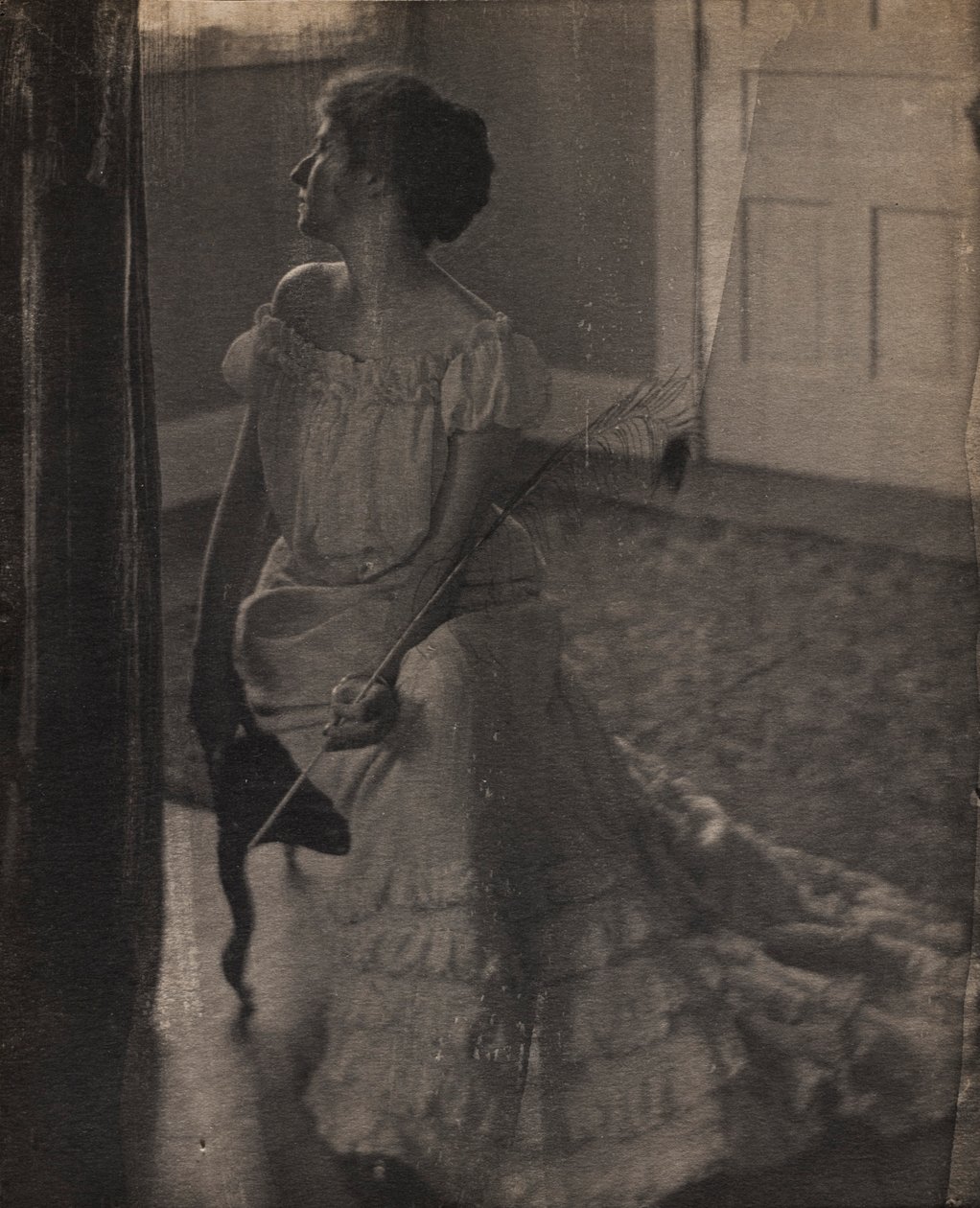 The Peacock Feather by Clarence H. White
