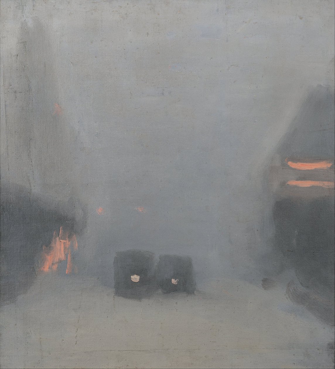 Passing Trams by Clarice Beckett