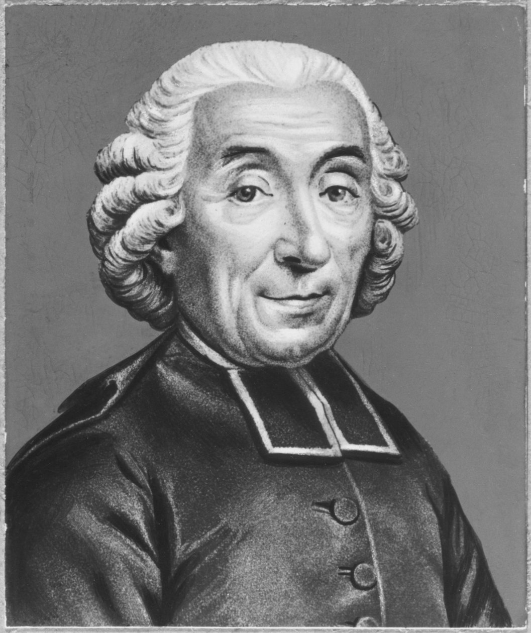 Portrait of Gabriel Bonnot de Mably by Claude Dominique Vinsac