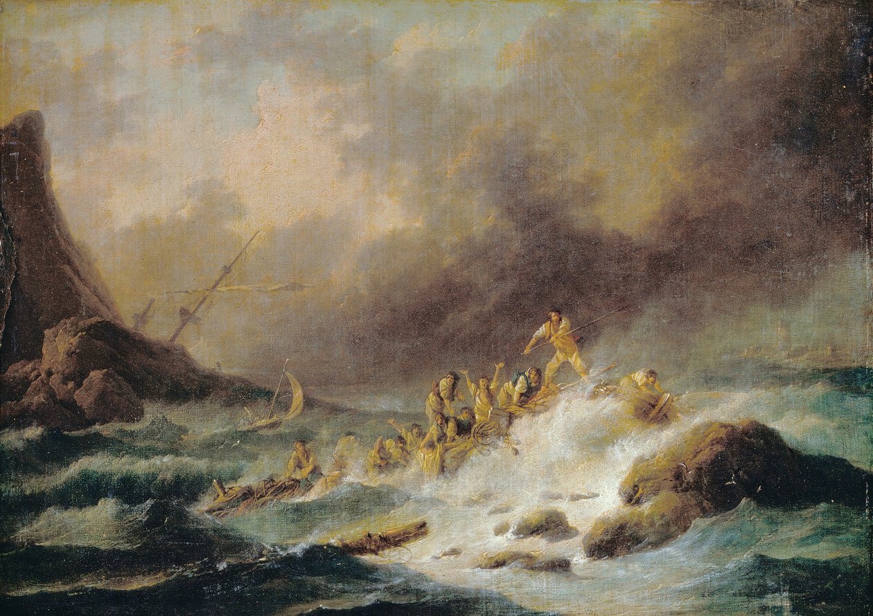 A Shipwreck by Claude Joseph Vernet