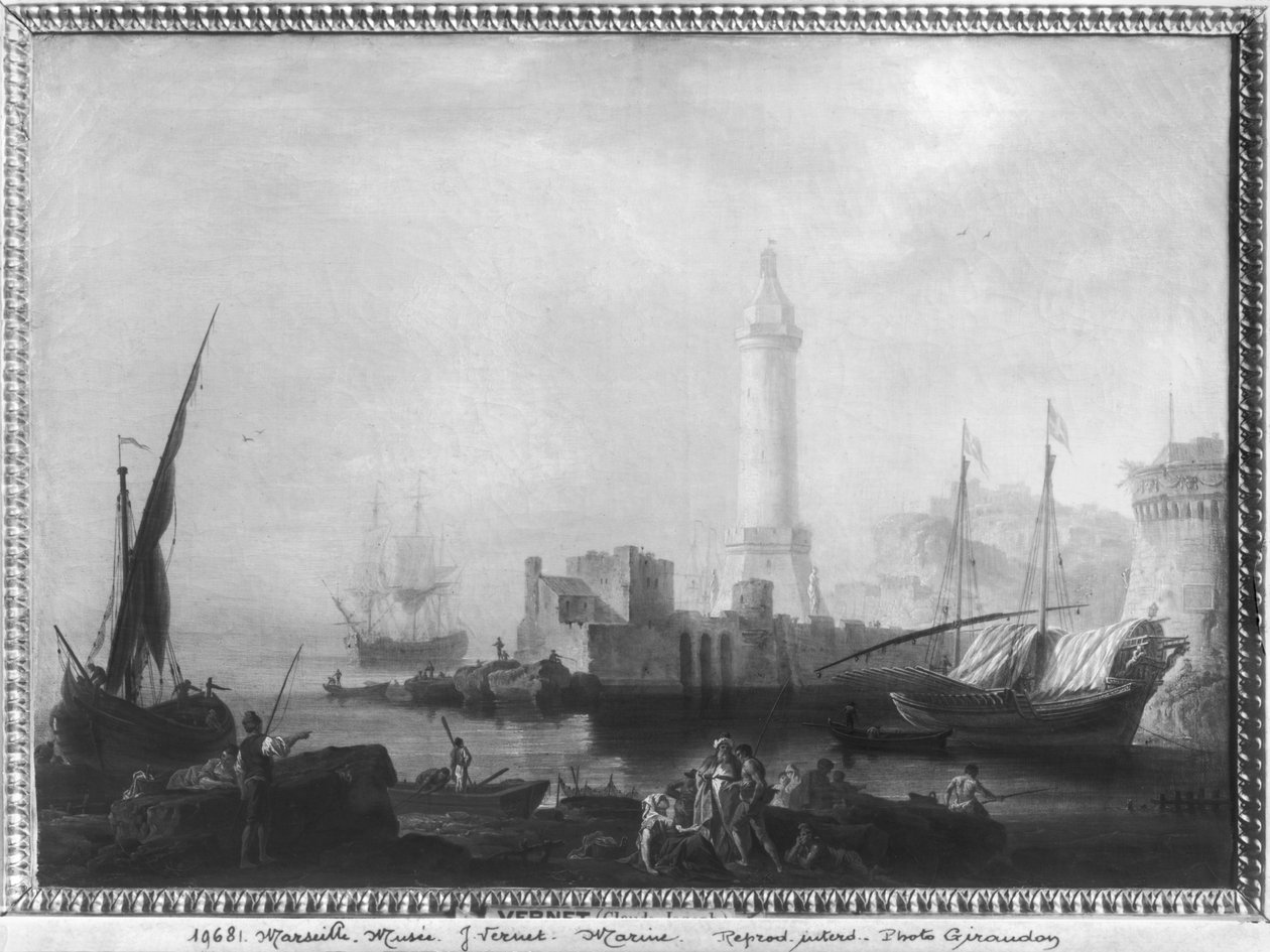 Seascape by Claude Joseph Vernet