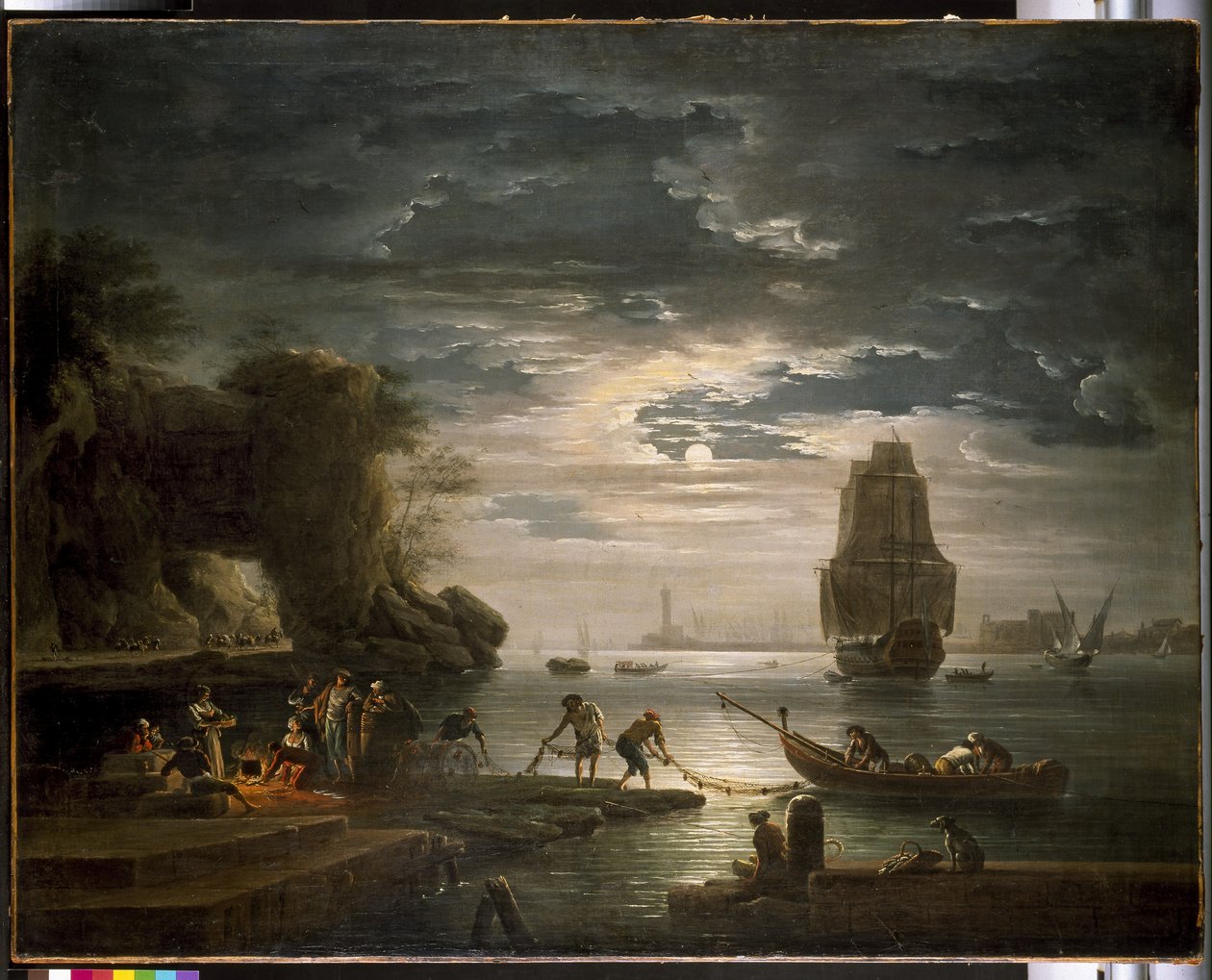 The Night by Claude Joseph Vernet
