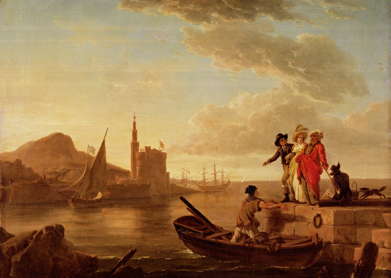 View of a Port by Claude Joseph Vernet