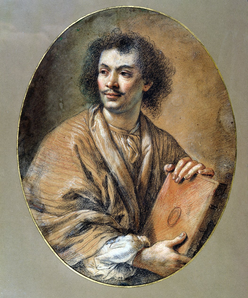 Portrait of Moliere (1622-73) by Claude Lefebvre