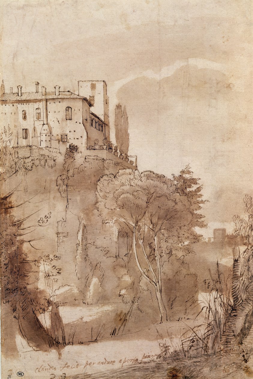 A Road Outside the Walls of Rome by Claude Lorrain