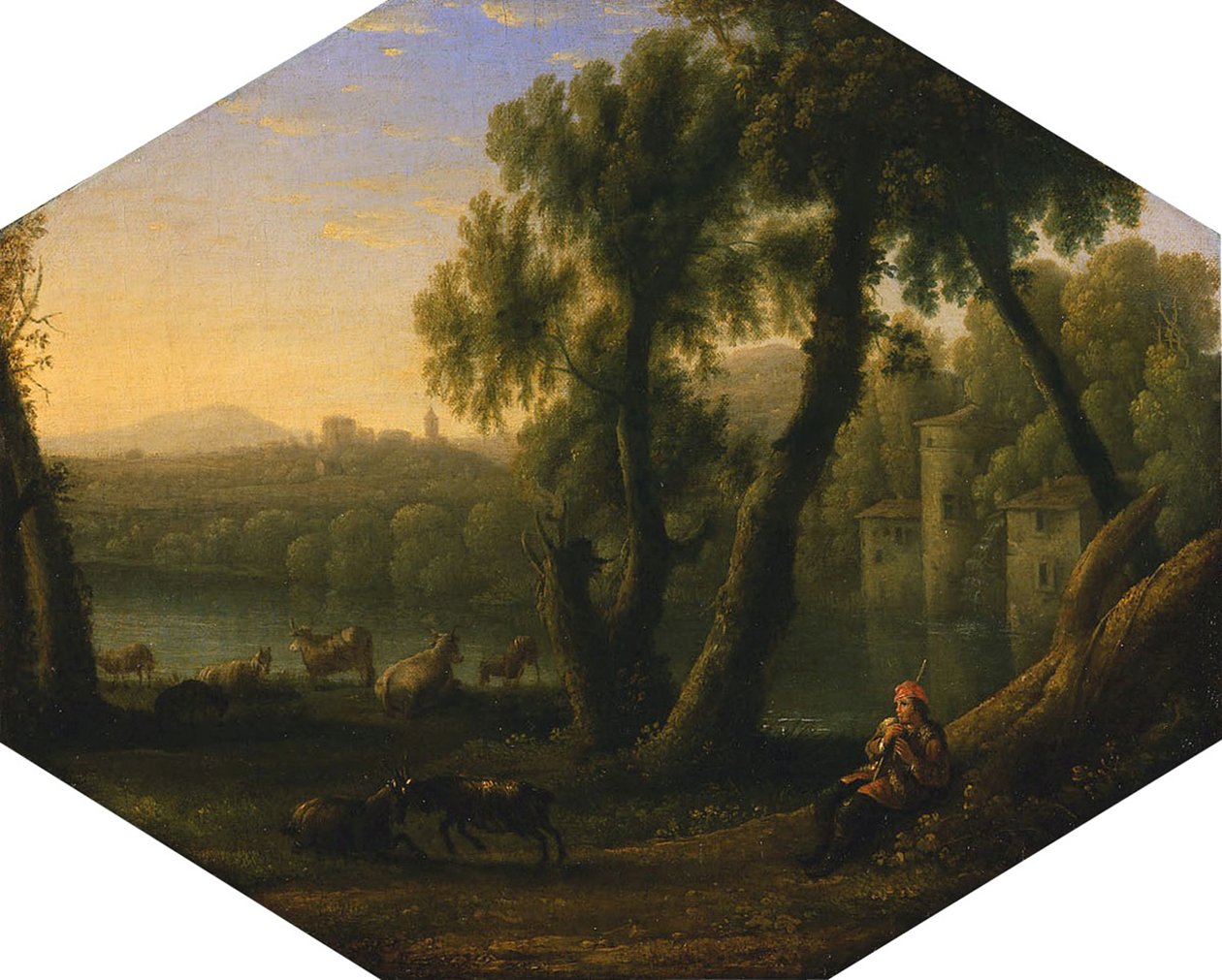 Italianate Landscape by Claude Lorrain