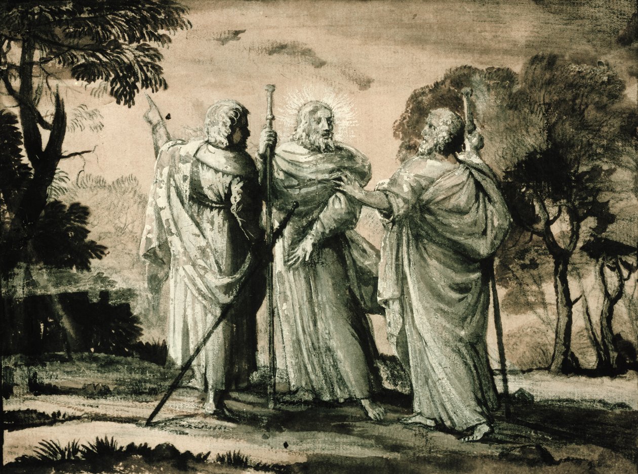 Journey to Emmaus by Claude Lorrain