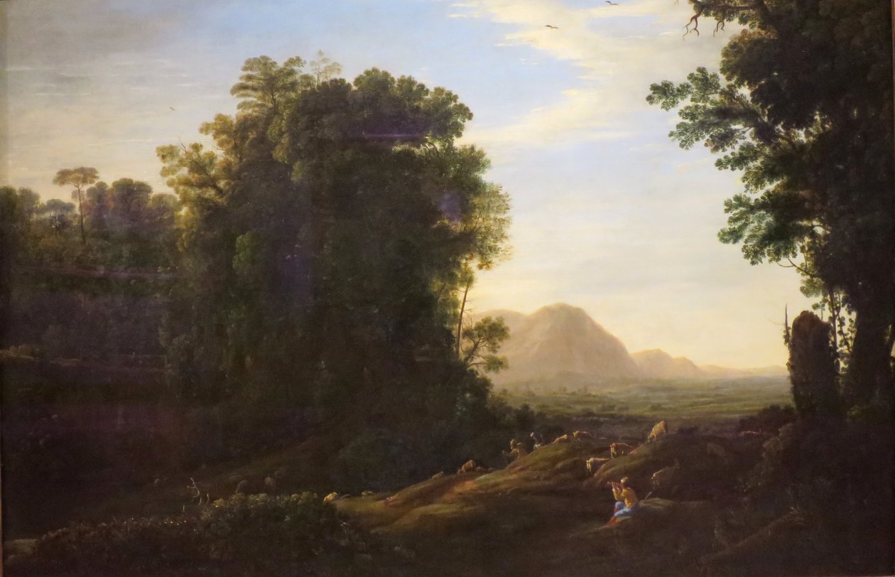 Landscape with a Piping Shepherd by Claude Lorrain