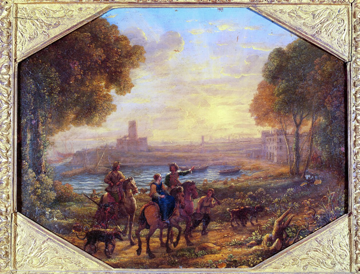 Landscape with the Port of Santa Marinella (near to Civitavecchia), c. 1639-40 by Claude Lorrain