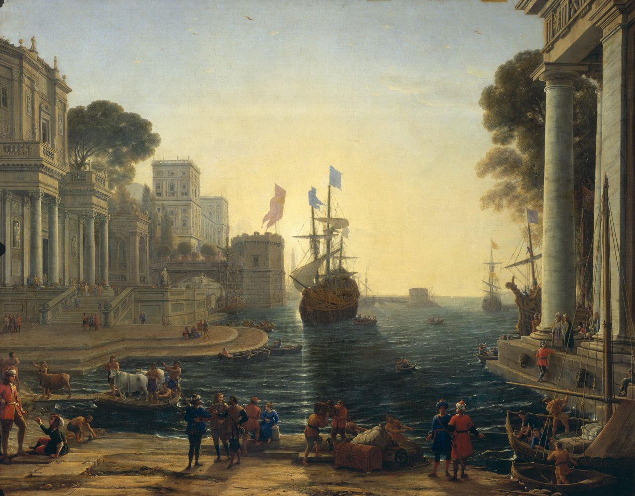 Ulysses Returning Chryseis to Her Father by Claude Lorrain