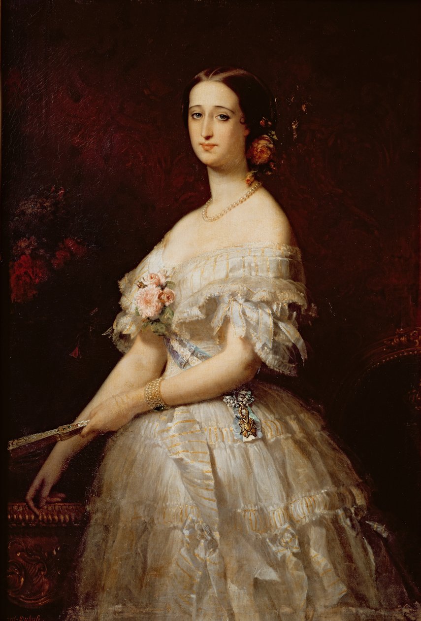 Empress Eugenie by Claude Marie Dubufe