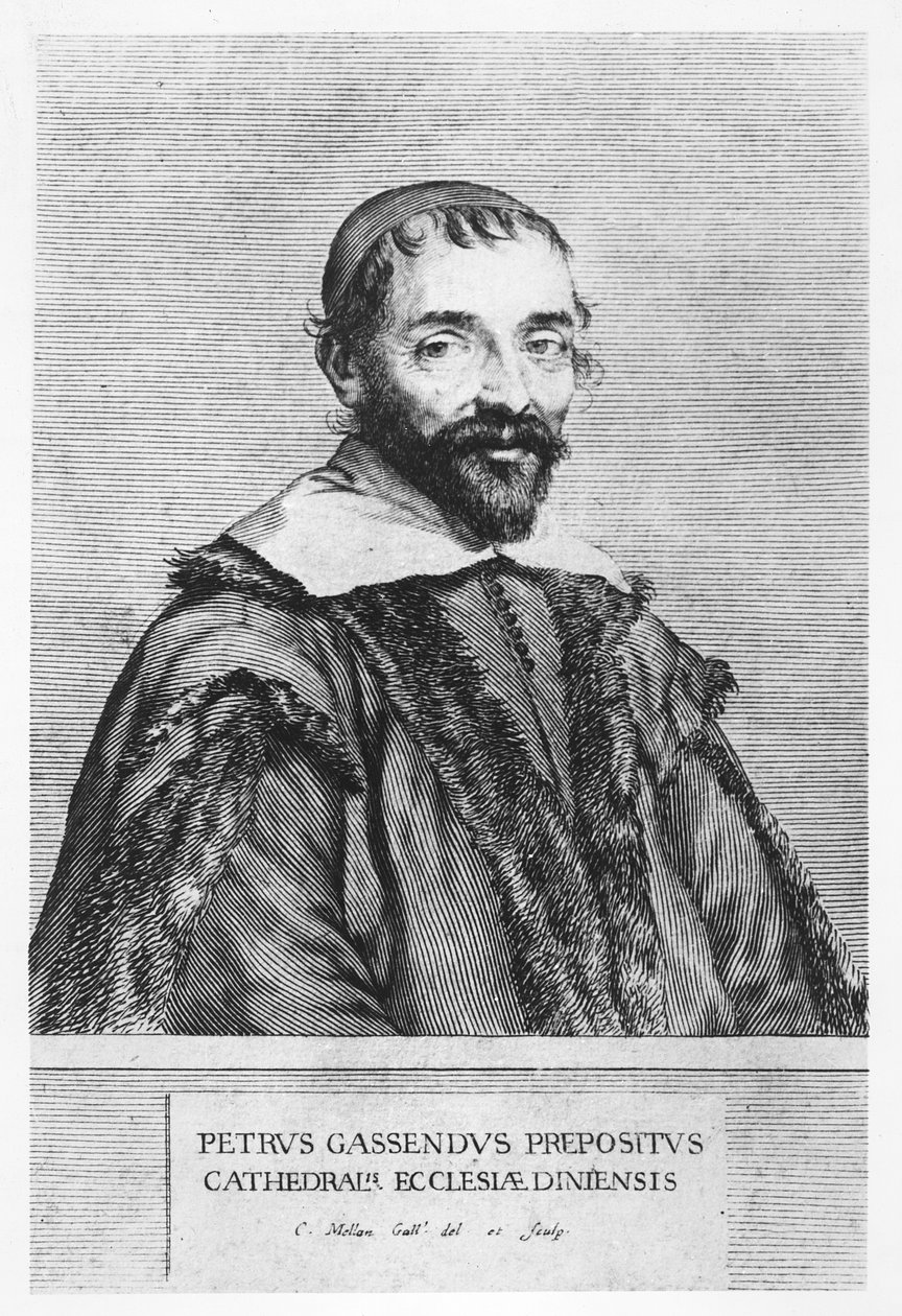 Portrait of Pierre Gassendi by Claude Mellan