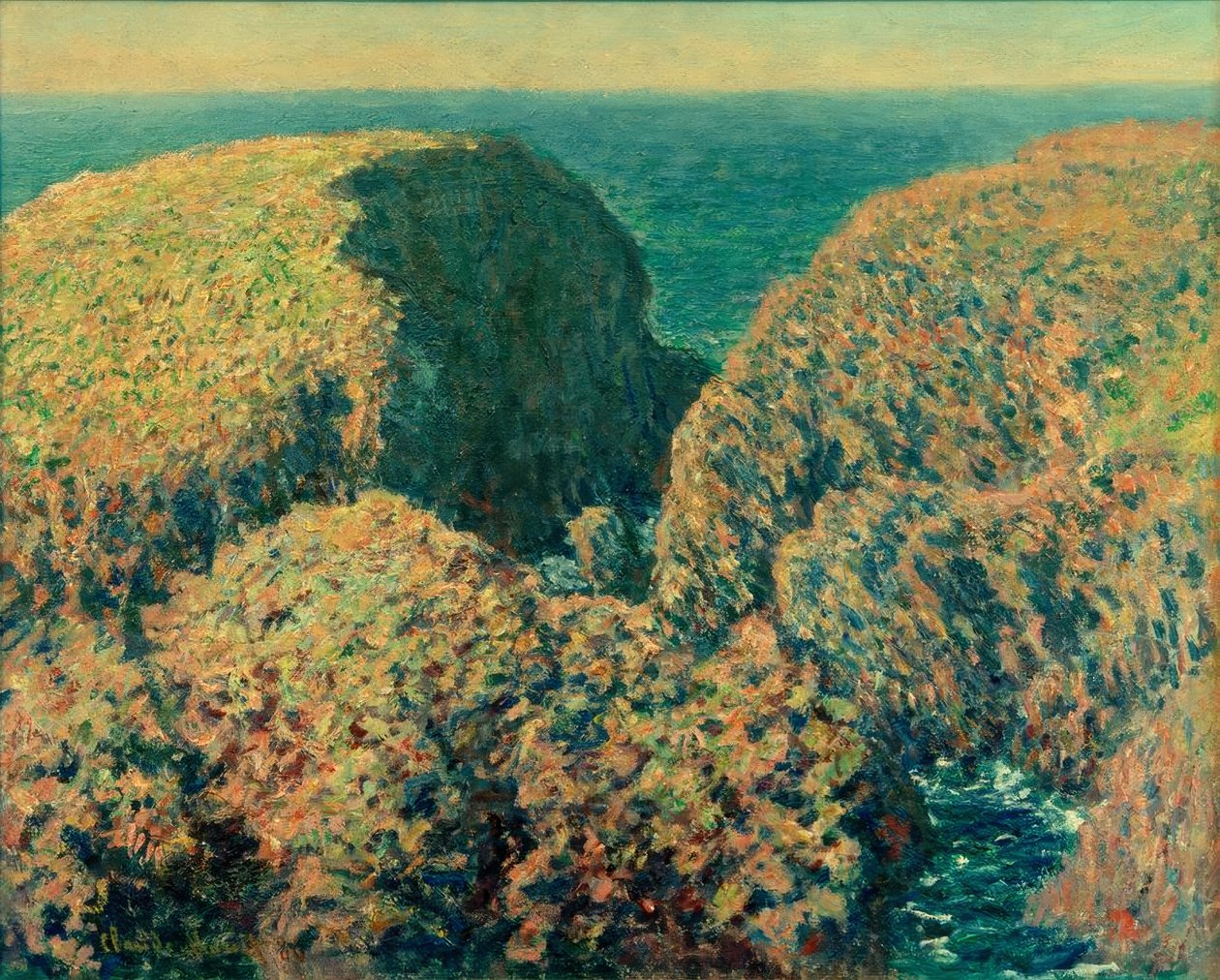 Rock Block, Belle-Ile by Claude Monet