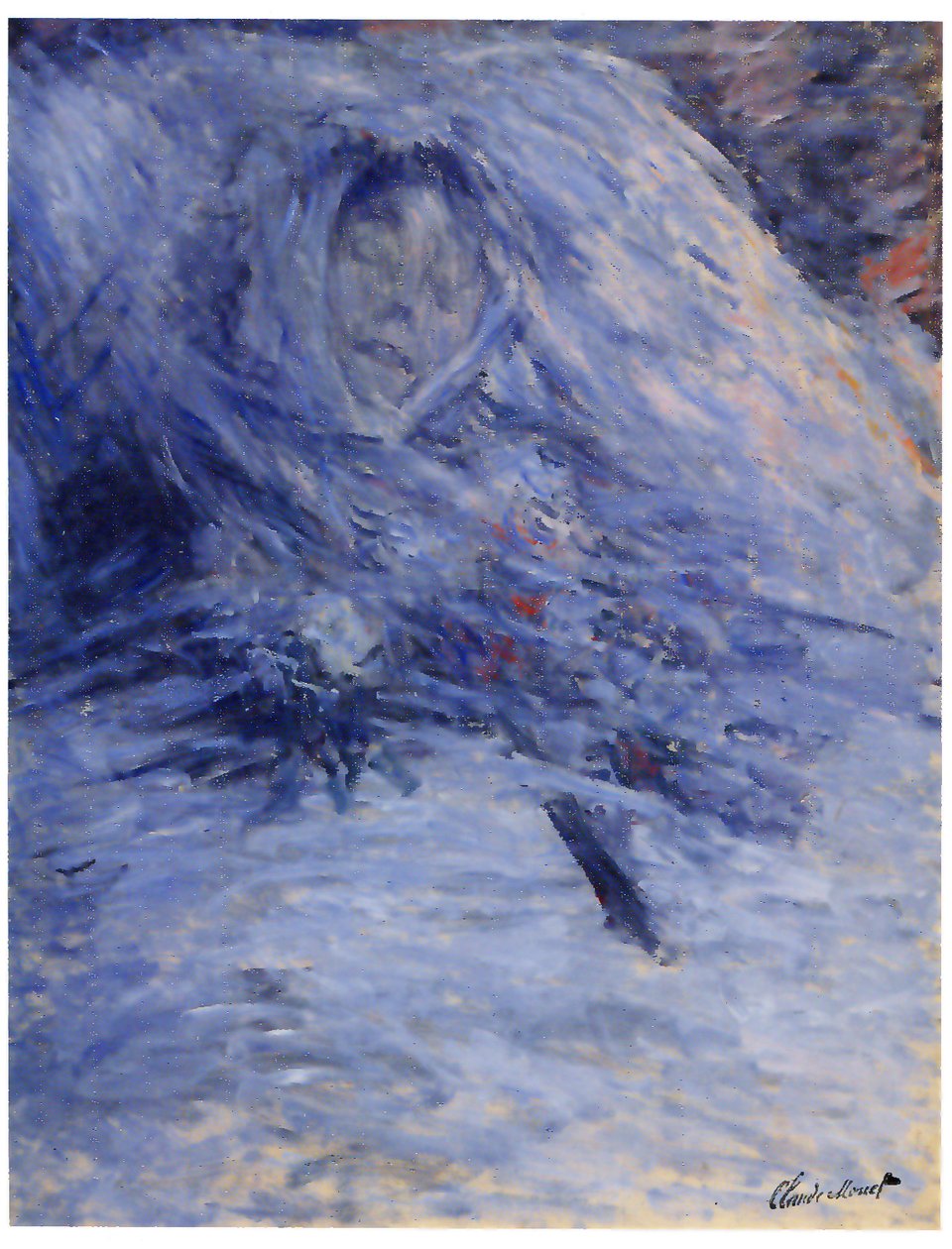 Camille Monet on Her Deathbed by Claude Monet