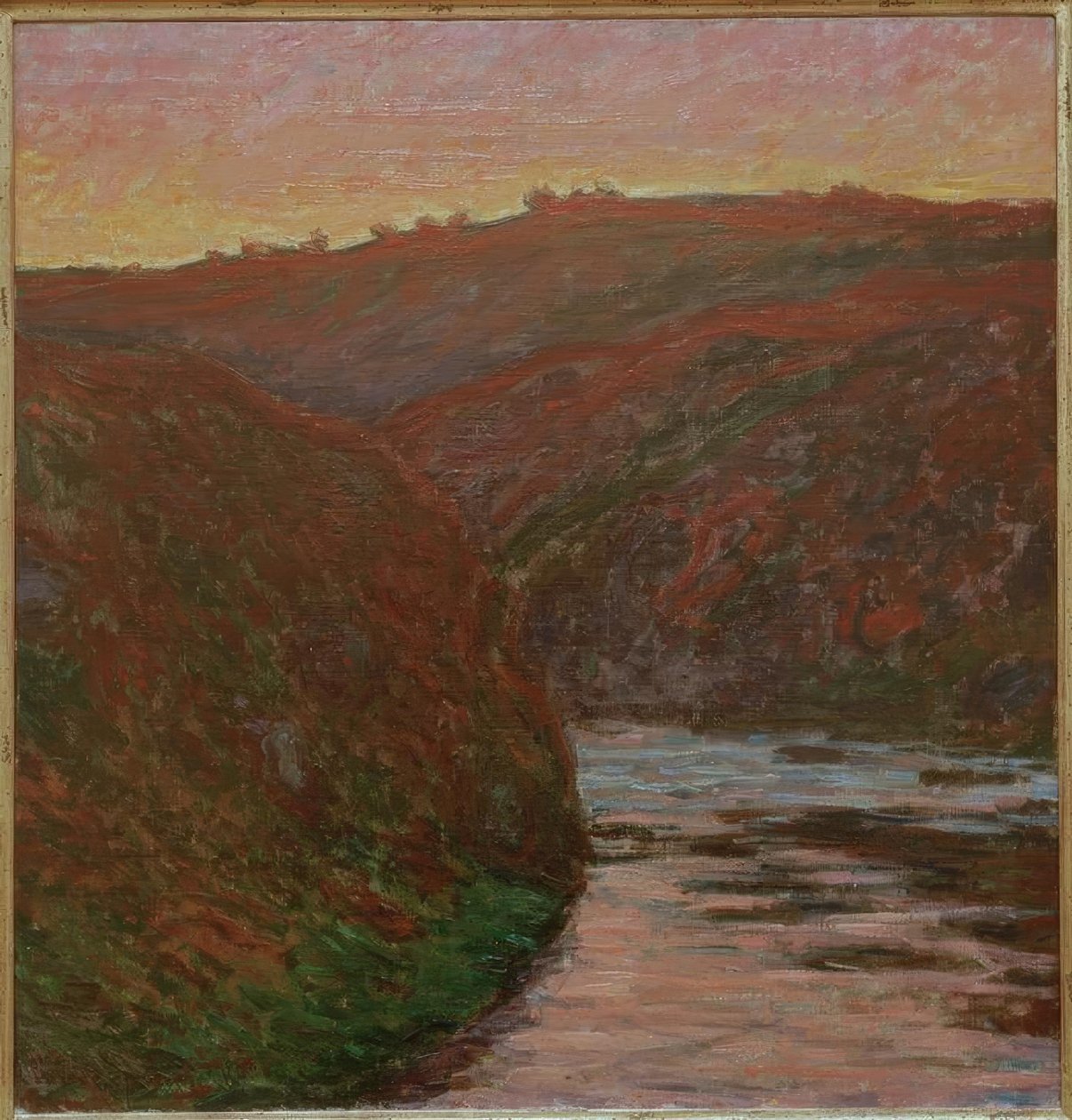 Creuse, Sunset by Claude Monet