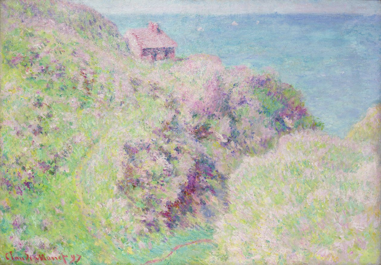 Customs House at Varengeville, 1897 by Claude Monet