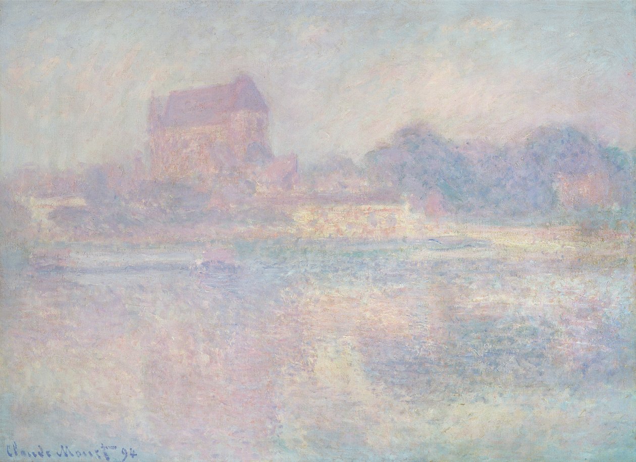 The Church of Vernon, Fog by Claude Monet