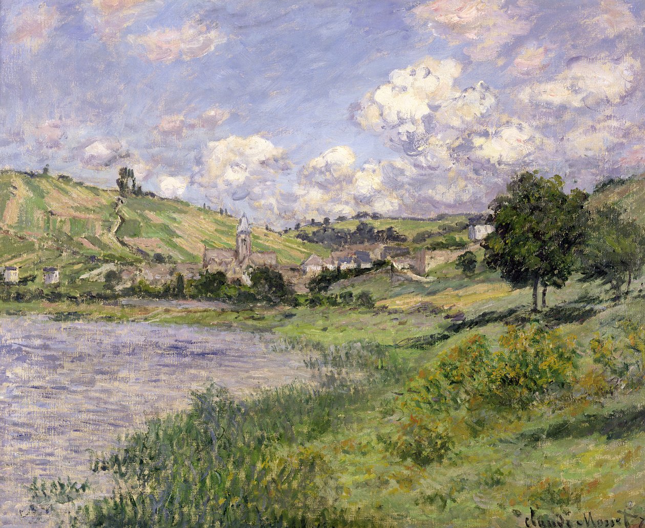 Landscape, Vetheuil by Claude Monet
