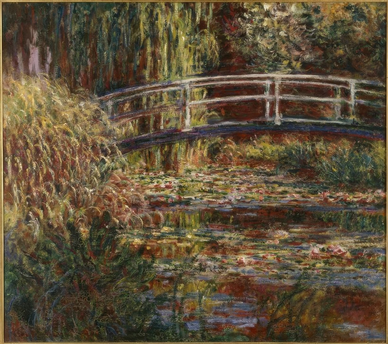 The Water-Lily Pond, Pink Harmony by Claude Monet