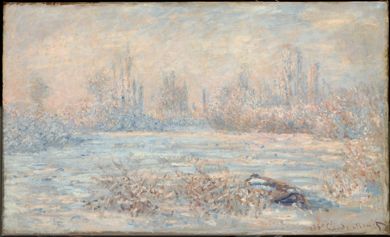 The Frost by Claude Monet