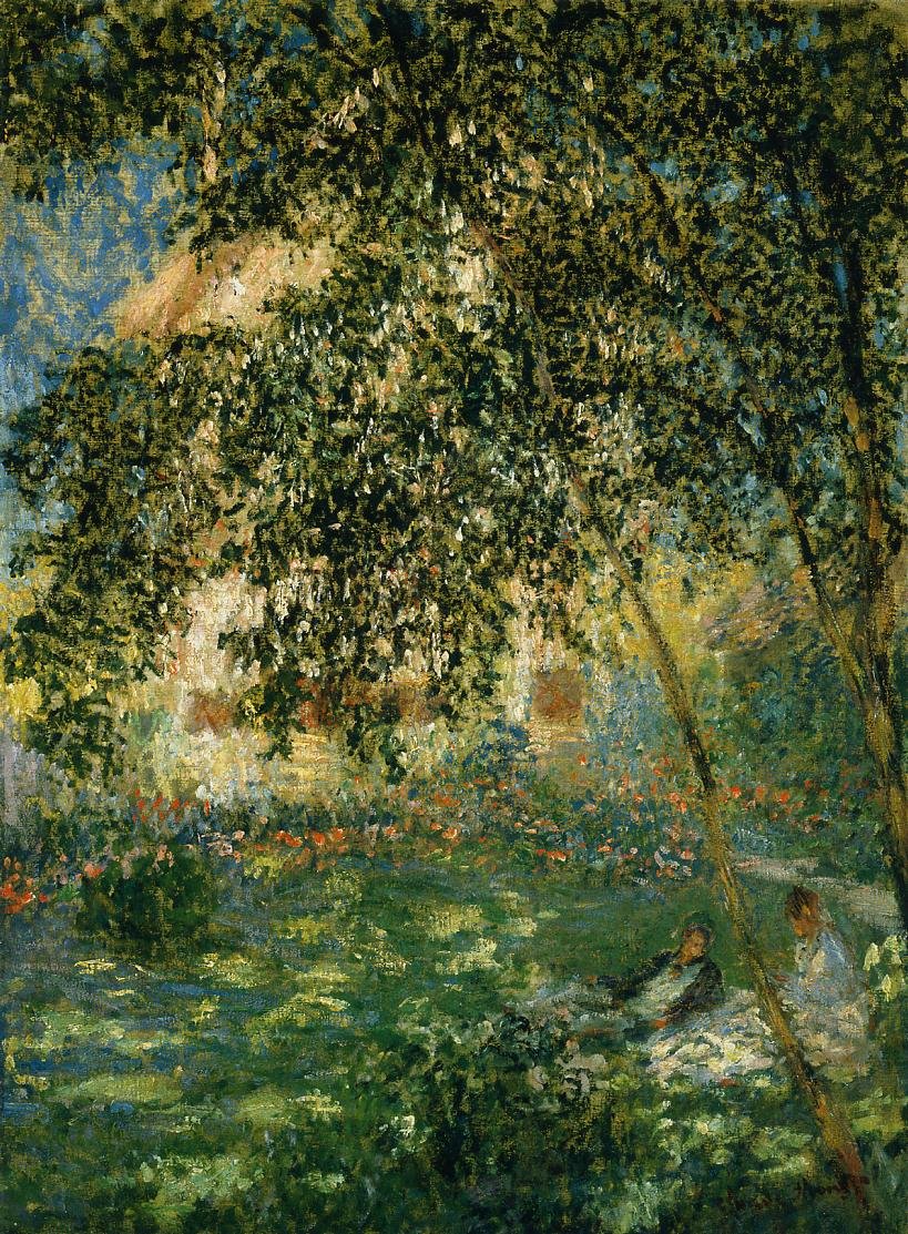 Rest in the Garden, Argenteuil by Claude Monet