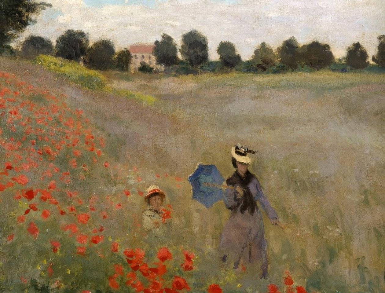 Poppies at Argenteuil by Claude Monet