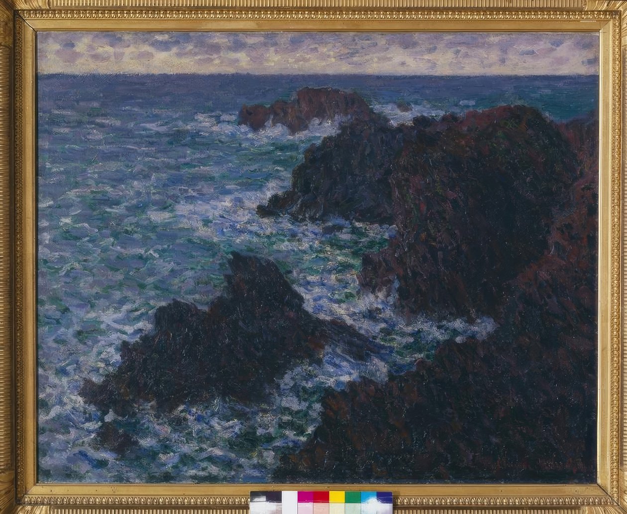 The Rocks of Belle-Ile; The Wild Coast by Claude Monet