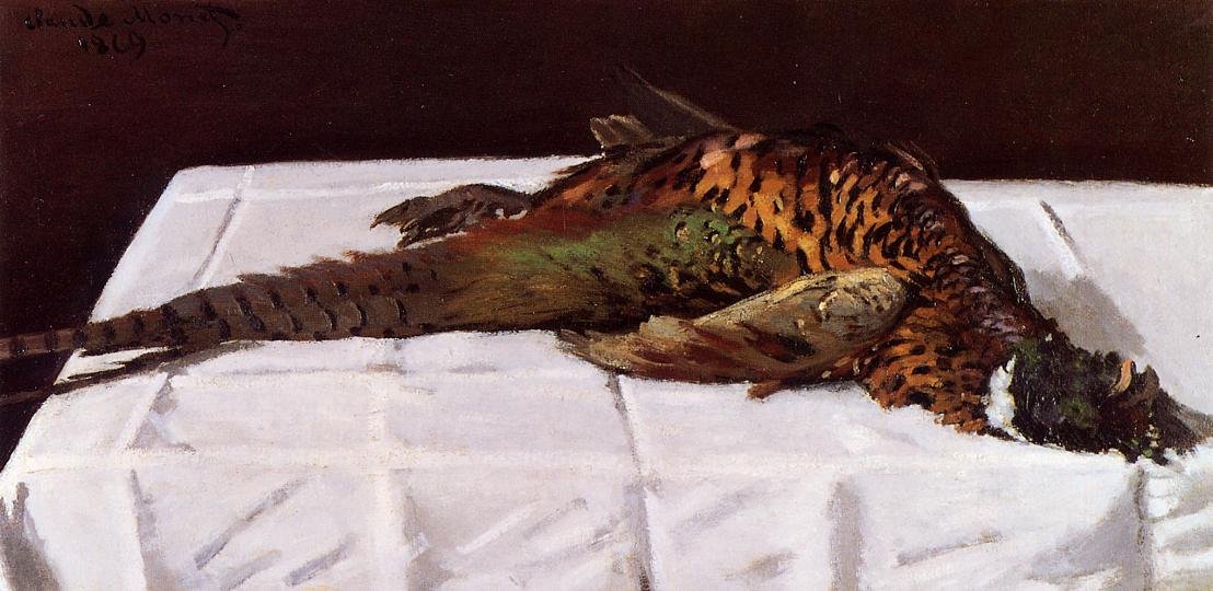 Pheasant by Claude Monet