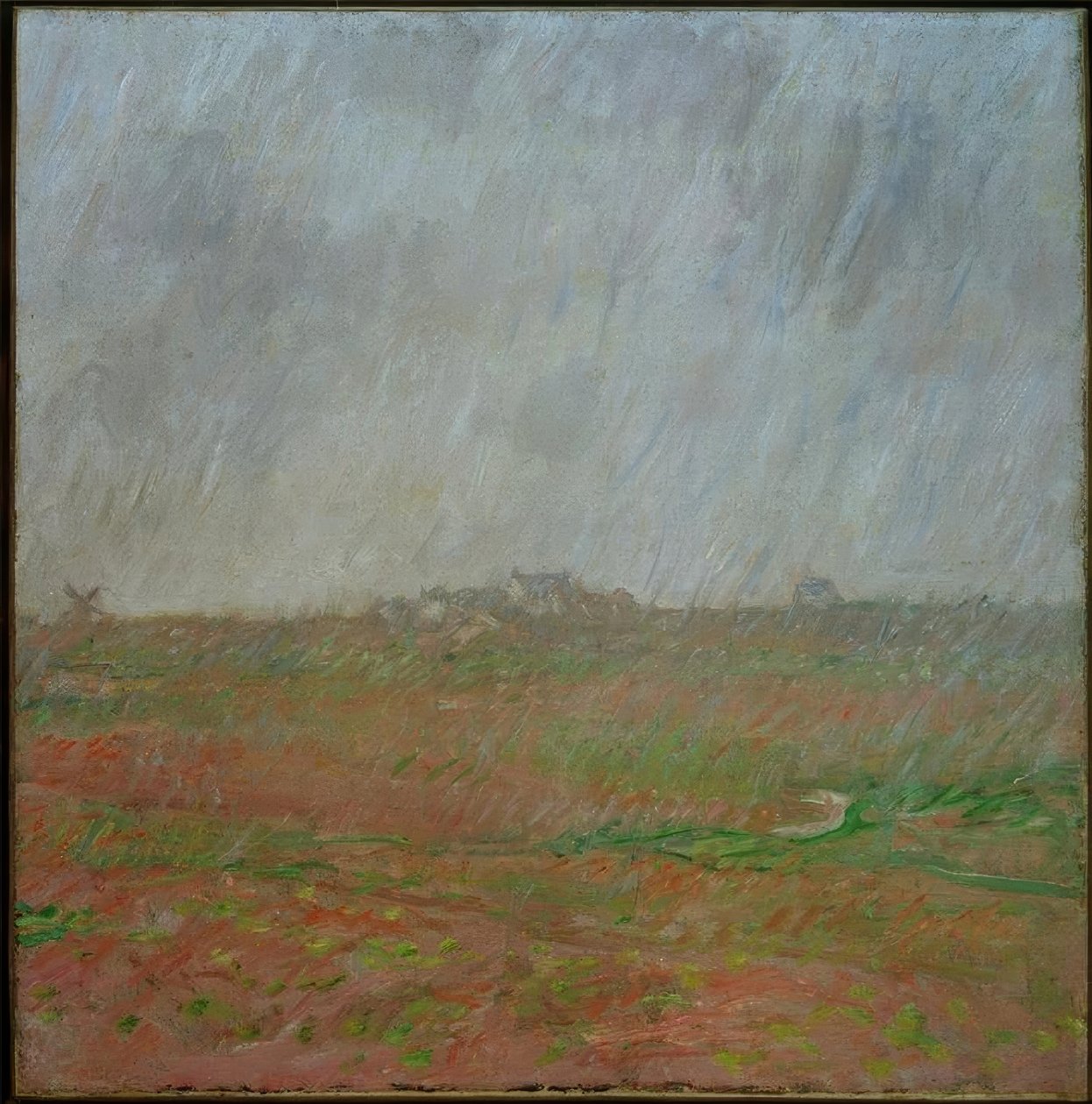 Rain at Belle-Ile by Claude Monet