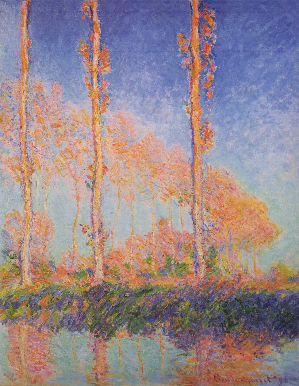 Poplars, Philadelphia by Claude Monet