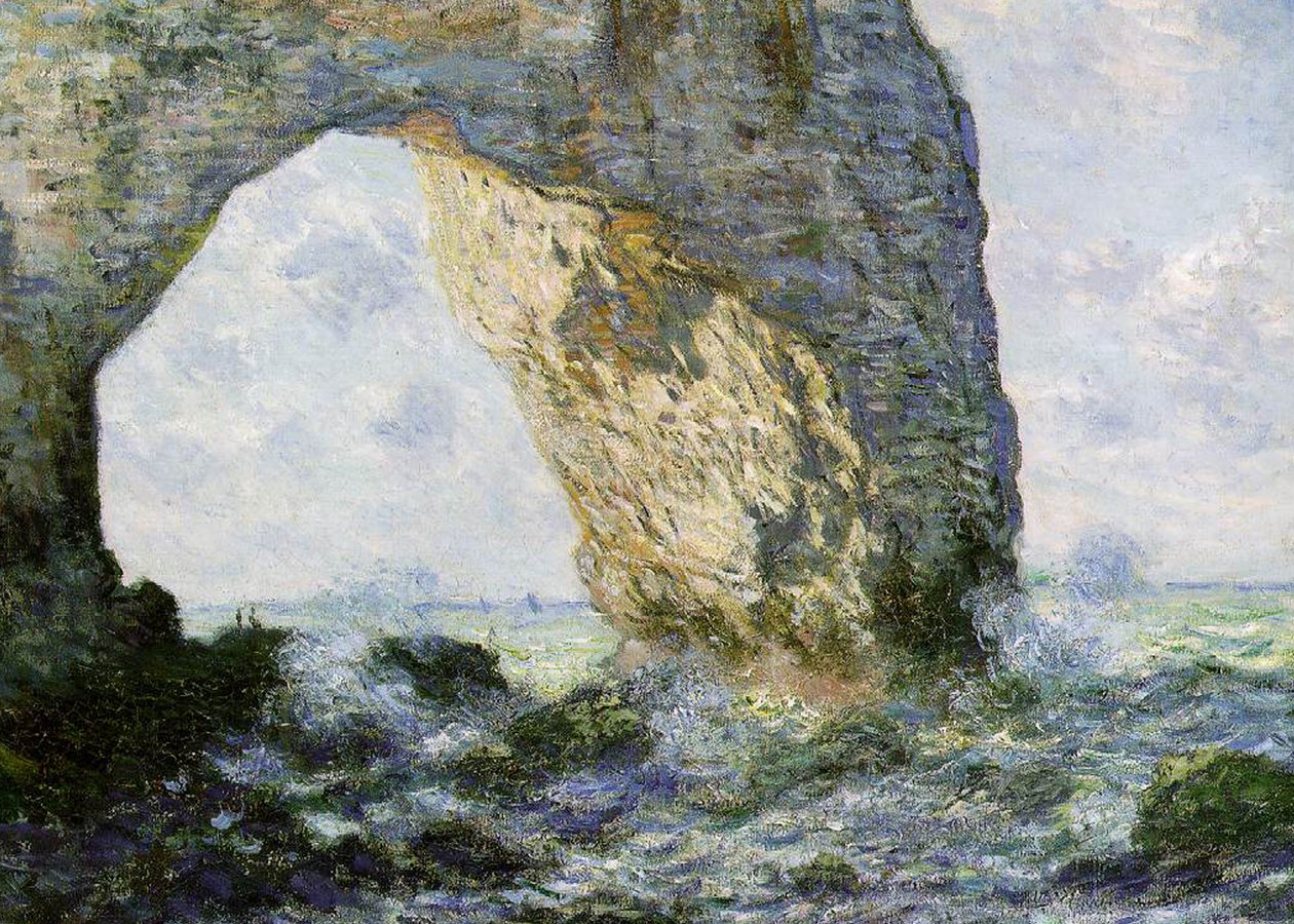 Rock Arch by Claude Monet