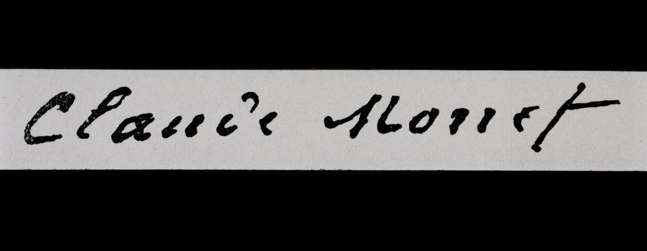 Signature of Claude Monet by Claude Monet