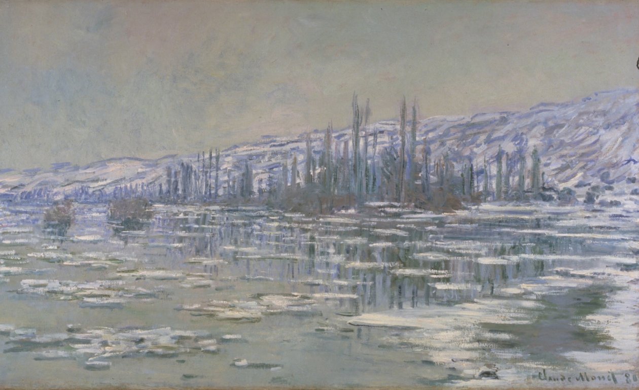 The Break-up of the Ice (La Débâcle or Les Glaçons) by Claude Monet
